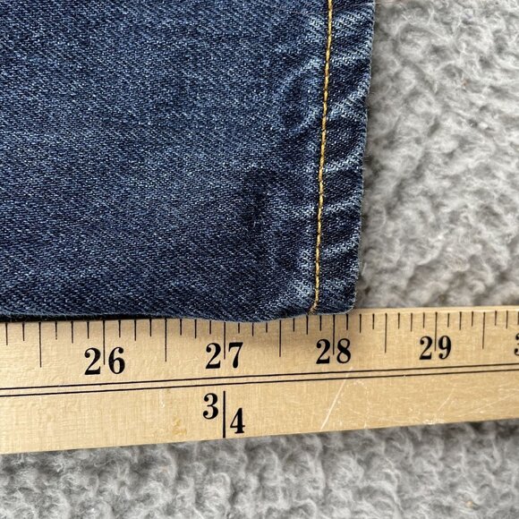 J.Crew Jeans Mens 32x28 the Sutton Dark Wash Straight Leg Denim - Picture 5 of 8